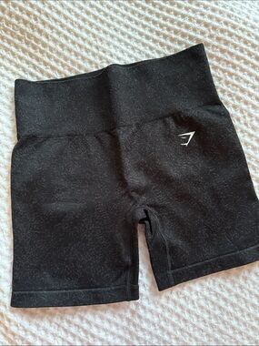Gymshark Black High-Rise Seamless Shorts
